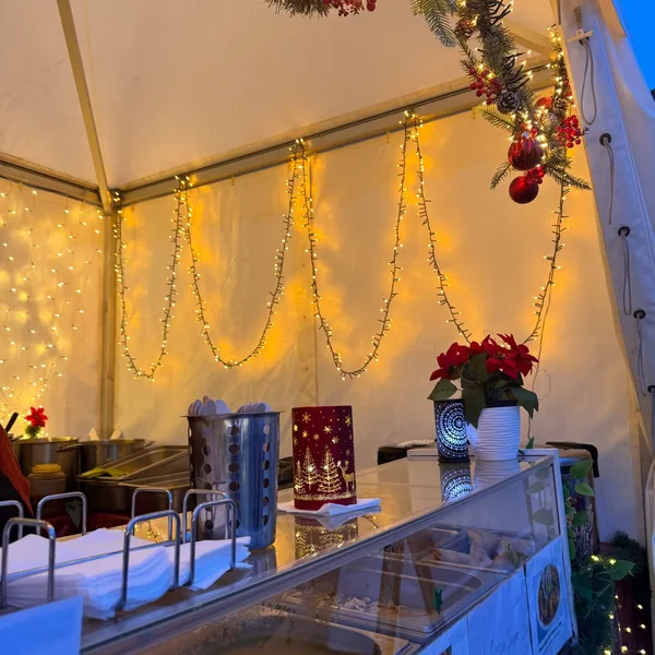 Our Christmas market stand
