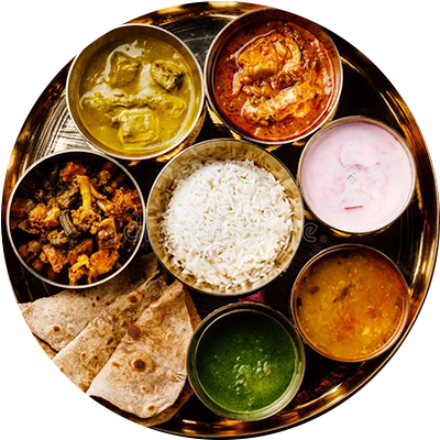 Meat Thali Plate